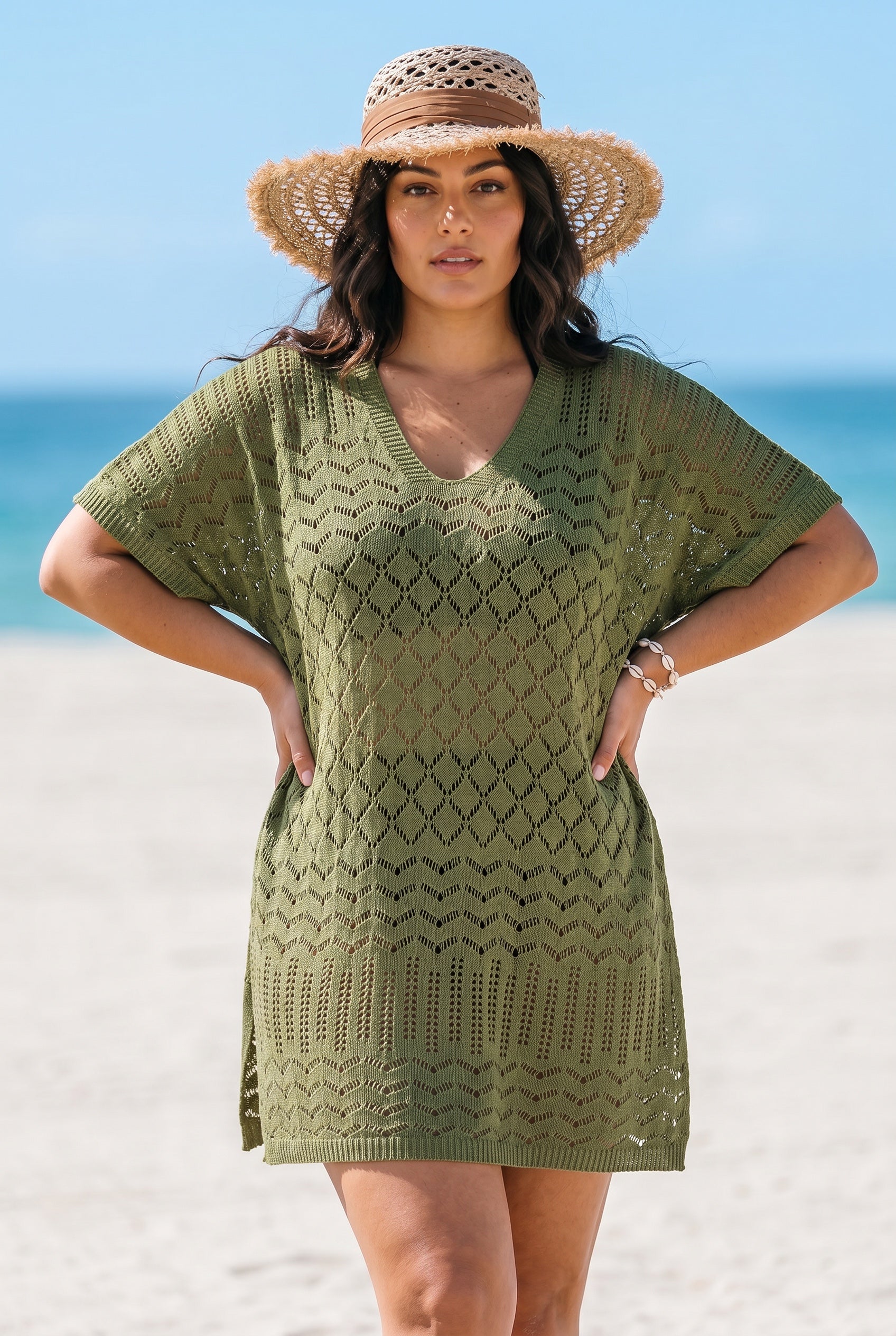 Paréo Blouse RIVIERA™ Élégance Balnéaire — vue ensemble | resort wear | JOLIE