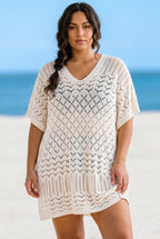 Paréo Blouse RIVIERA™ Élégance Balnéaire — vue zoom | JOLIE plage | JOLIE