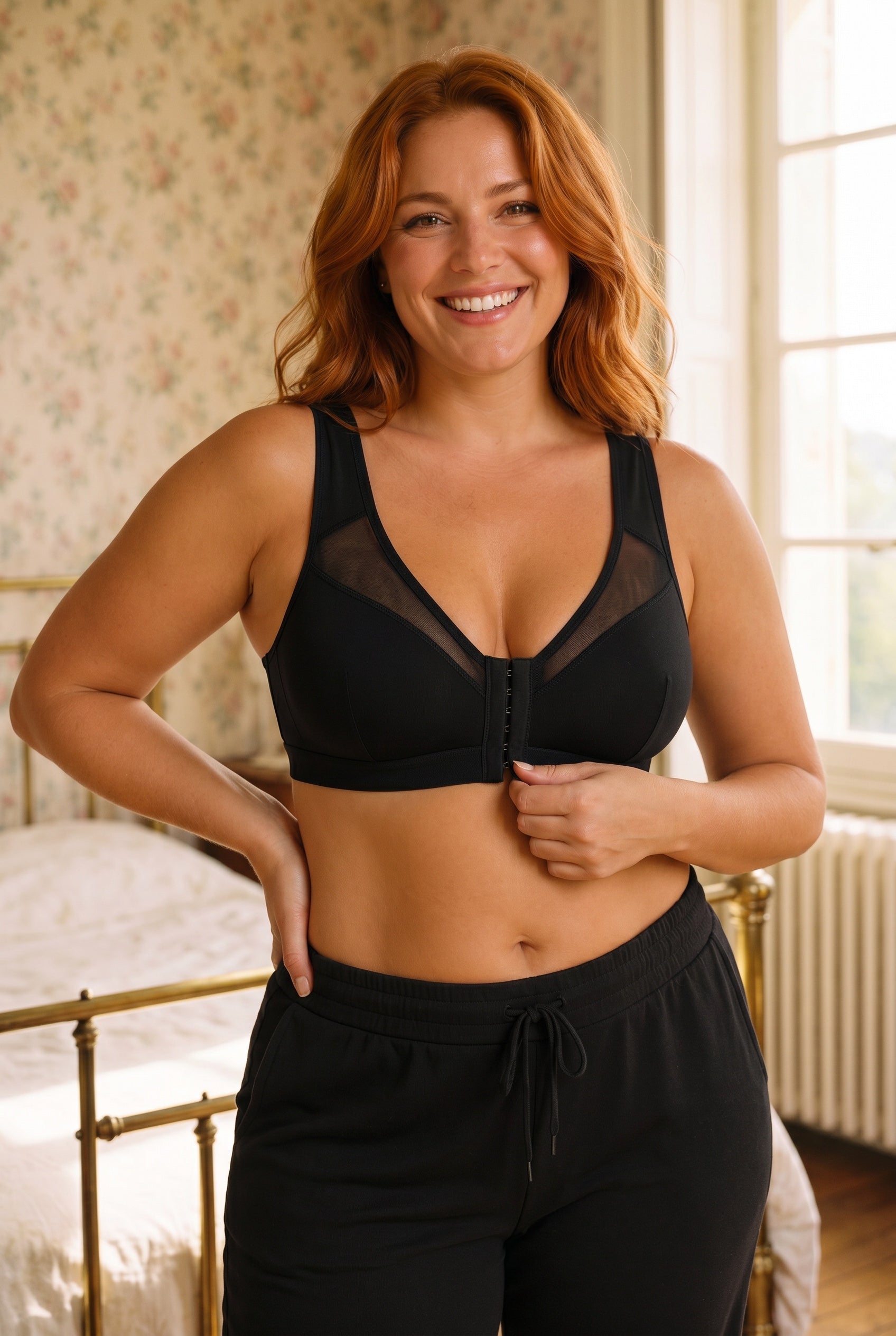 Soutien-gorge AURORA™ Push-up Fermeture Frontale — vue détail | fermeture frontale | JOLIE