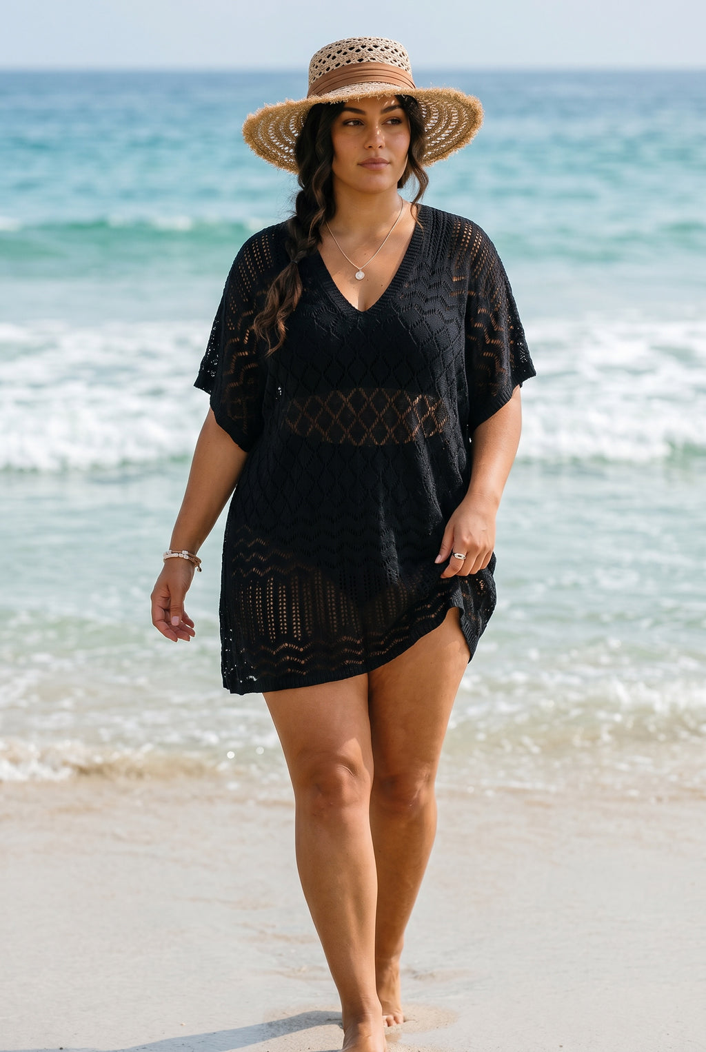 Paréo Blouse RIVIERA™ Élégance Balnéaire — vue principale | paréo plage | JOLIE