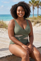 Maillot Une-Pièce VIVENZA™ Maintien Confort — vue face | maillot résistant | JOLIE