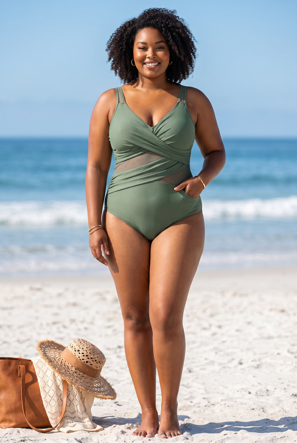 Maillot Une-Pièce VIVENZA™ Maintien Confort — vue dos | femme plage | JOLIE