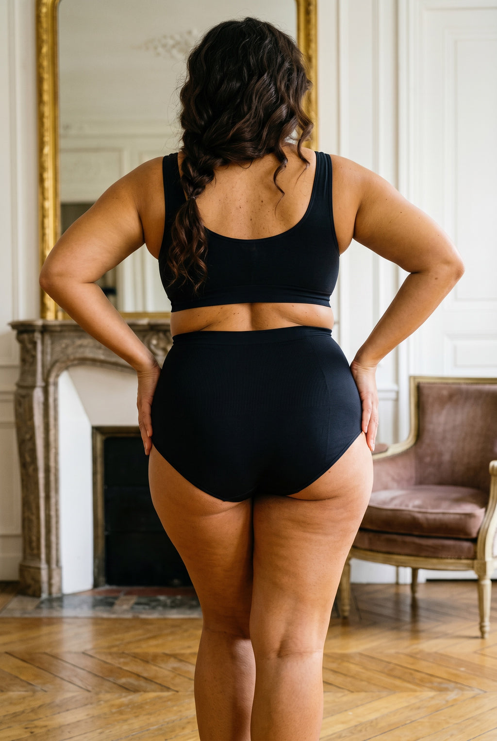 Bralette MIRABEL™ Push-up Grandes Tailles — vue portée | lingerie inclusive | JOLIE