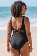 Maillot Une-Pièce VIVENZA™ Maintien Confort — vue porté | confort plage | JOLIE