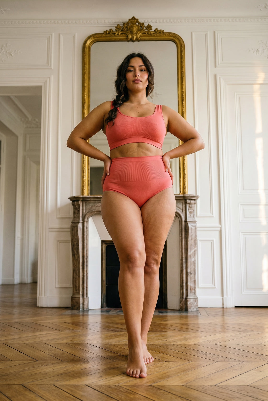 Bralette MIRABEL™ Push-up Grandes Tailles — vue face | push-up doux | JOLIE
