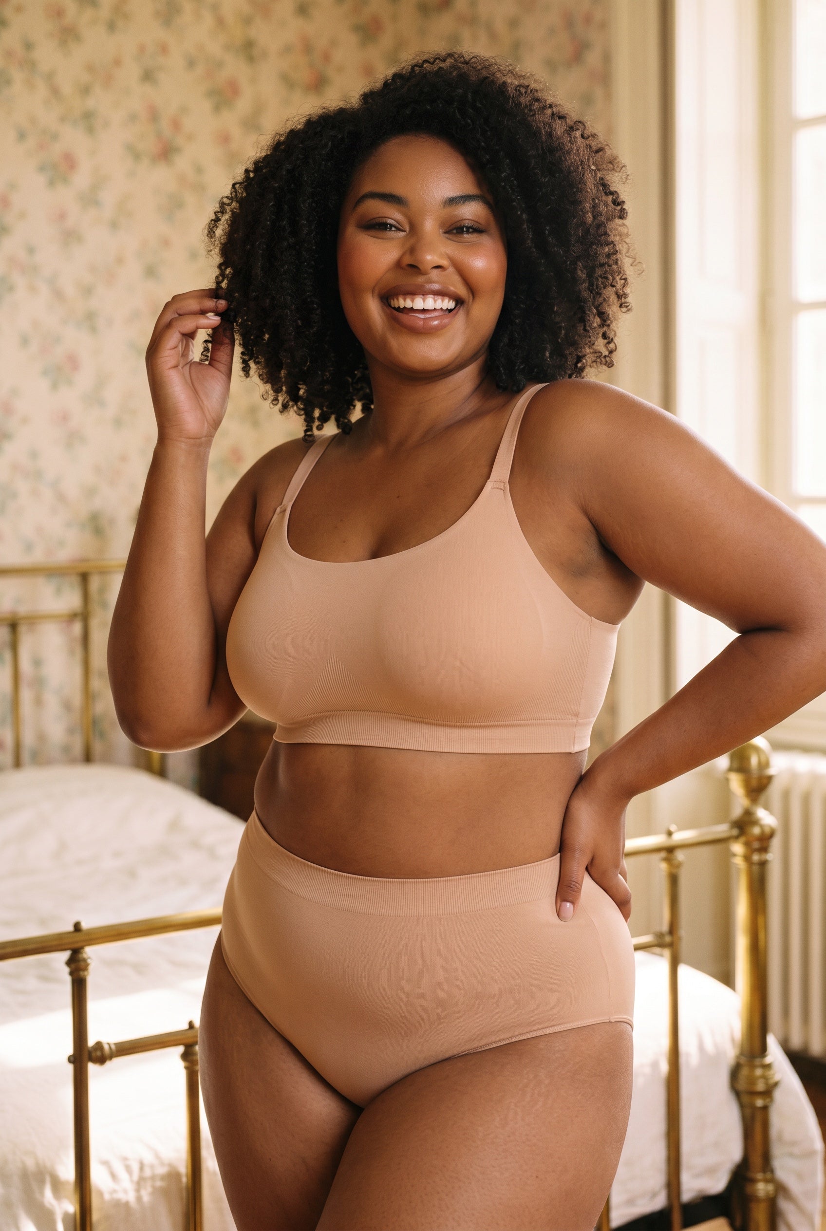Soutien-gorge VELARA™ Sans Armatures — vue porté | pleine couverture | JOLIE