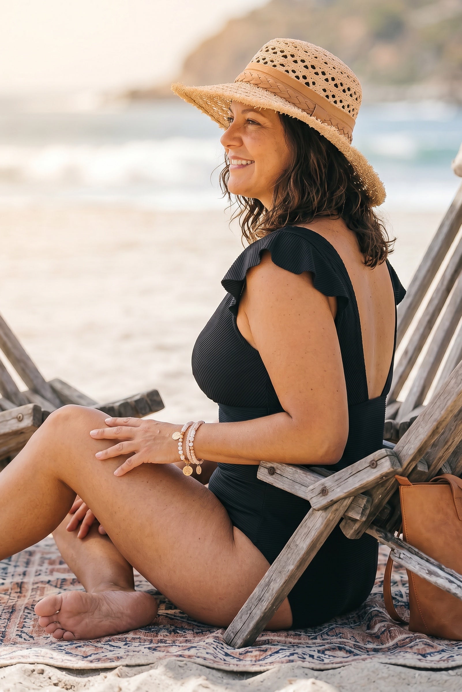 Maillot Une-Pièce OCEANA™ Dos Nu Sport — vue portée | dos élégant | JOLIE