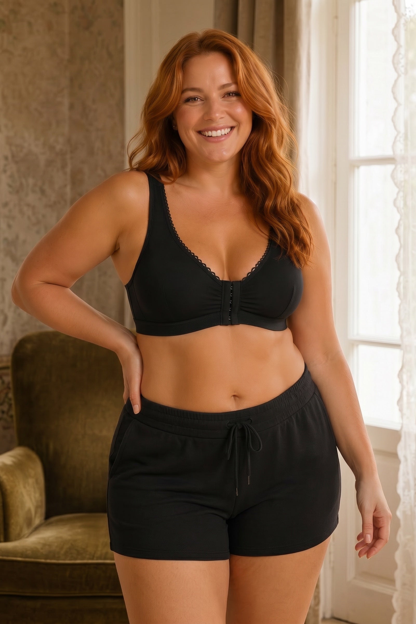 Soutien-gorge BONTIA™ Push-up Fermeture Frontale — vue porté | soutien-gorge JOLIE | JOLIE