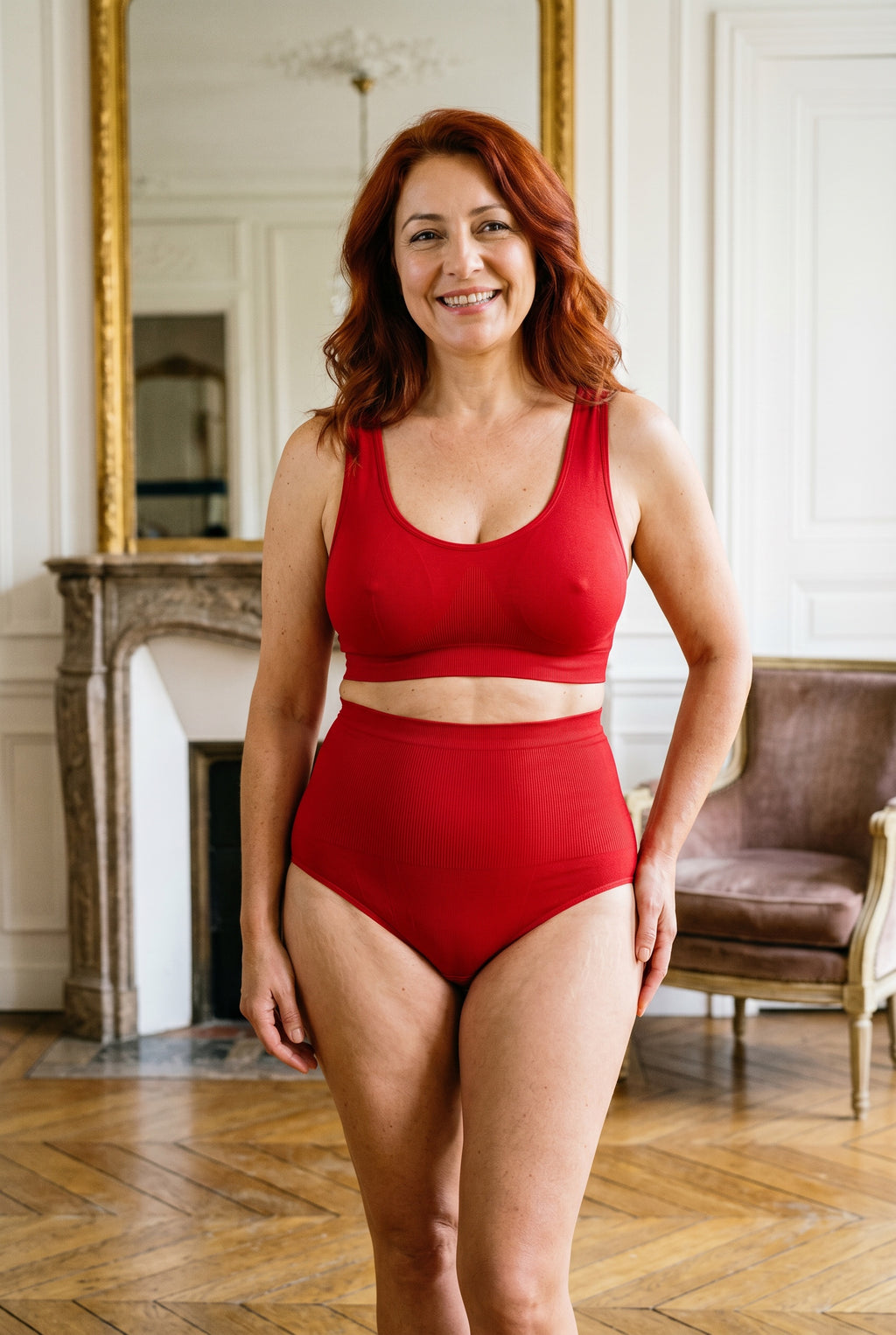 Culotte Taille Haute BRUMARA™ Effet Peach — vue lifestyle | JOLIE | JOLIE