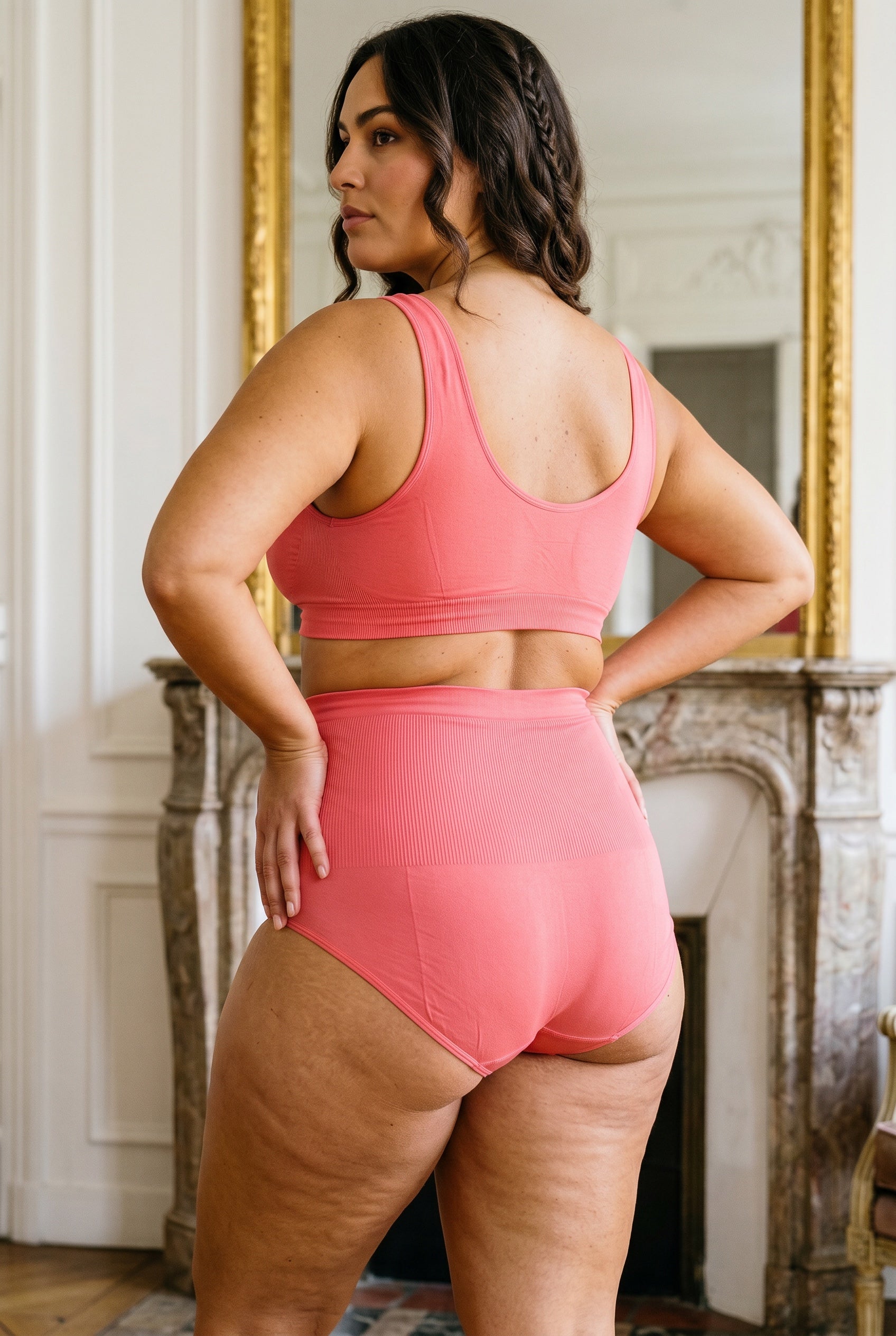 Bralette MIRABEL™ Push-up Grandes Tailles — vue dos | lingerie grande taille | JOLIE